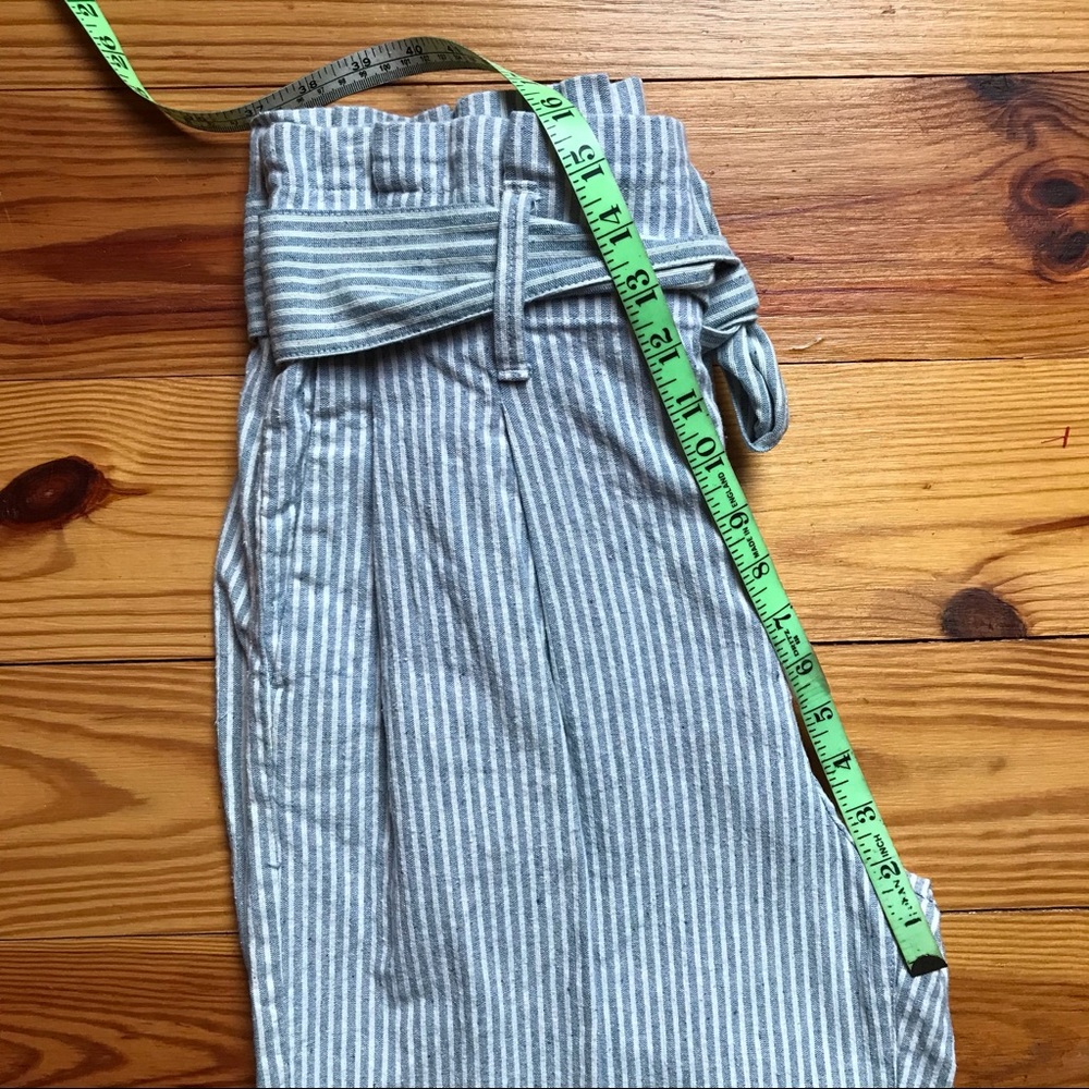 Madewell Denim Tie Waist Wide Leg Pants, NWT, 8 - Picture 10 of 13